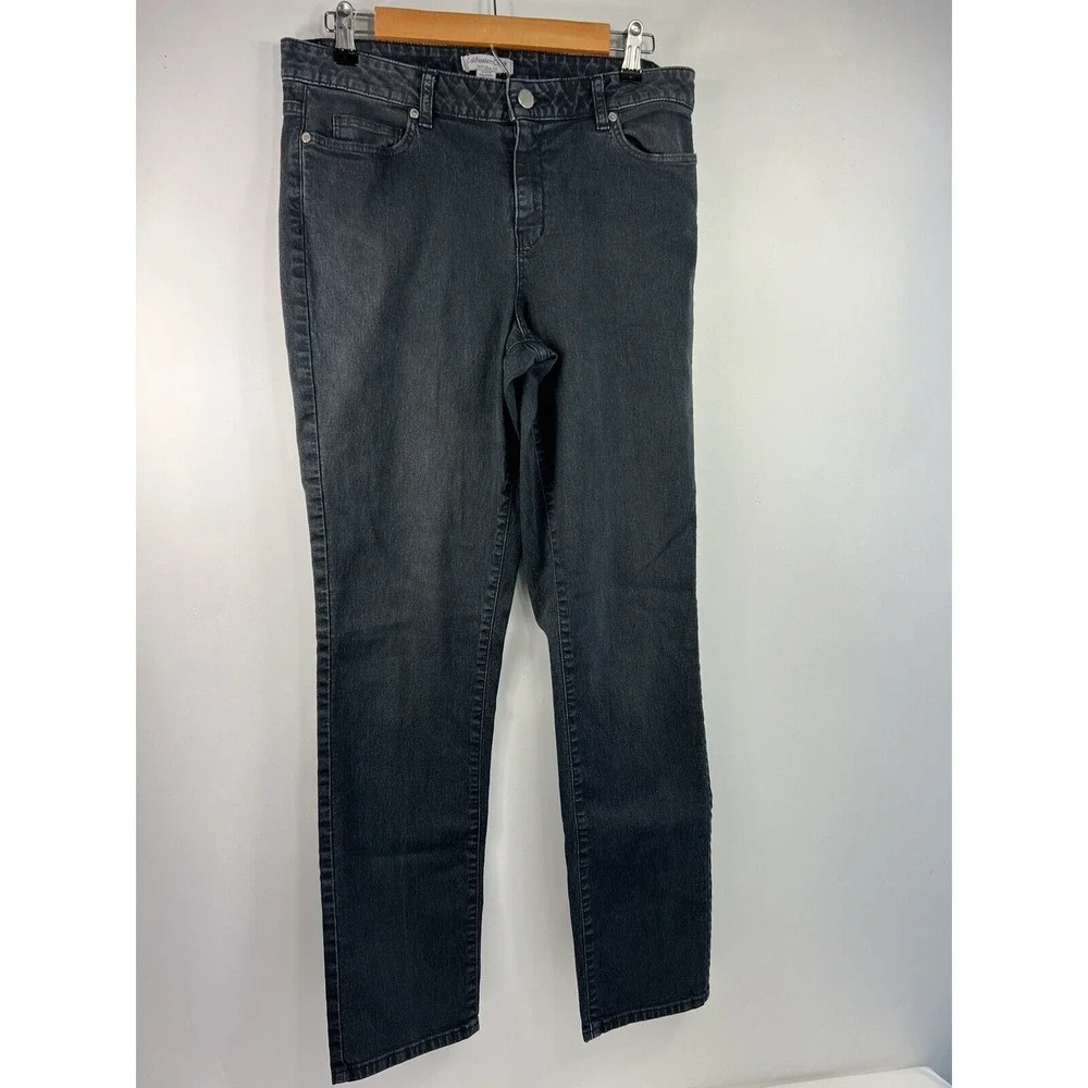 Coldwater Creek Jeans Women's‎ Size 6 Black Natural Fit Stretch 5 Pocket
